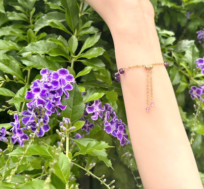 Purple Amethyst Bracelet(14kgf)